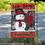 Tampa Bay Buccaneers Holiday Winter Snow Double Sided Garden Flag