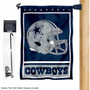 Dallas Cowboys Helmet Garden Flag and Mailbox Flag Pole Mount