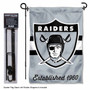 Las Vegas Raiders Retro Garden Banner and Flag Stand