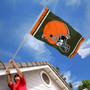 Cleveland Browns Banner Flag with Tack Wall Pads