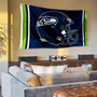 Seattle Seahawks New Helmet Flag