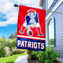 New England Patriots Pat Patriot Banner Flag and 5 Foot Flag Pole for House