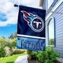 Tennessee Titans Banner Flag and 5 Foot Flag Pole for House
