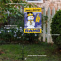 Los Angeles Rams Winter Seasonal Garden Banner and Flag Stand