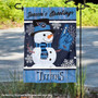 Tennessee Titans Holiday Winter Snow Double Sided Garden Flag