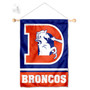 Denver Broncos Retro Window and Wall Banner