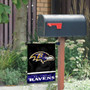 Baltimore Ravens Garden Flag and Mailbox Flag Pole Mount