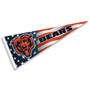 Chicago Bears Nation USA Americana Stars and Stripes Pennant Flag