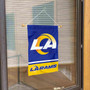 Los Angeles Rams LA Logo Window and Wall Banner