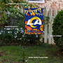 Los Angeles Rams Fall Seasonal Garden Banner and Flag Stand