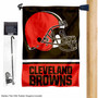 Cleveland Browns Garden Flag and Mailbox Flag Pole Mount