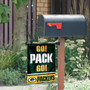 Green Bay Packers Go Pack Go Garden Flag and Mailbox Flag Pole Mount