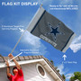 Dallas Cowboys Black Flag Pole and Bracket Kit