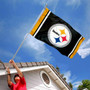 Pittsburgh Steelers Banner Flag with Tack Wall Pads
