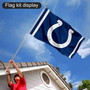 Indianapolis Colts Flag Pole and Bracket Kit