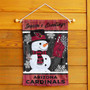 Arizona Cardinals Holiday Winter Snow Double Sided Garden Flag