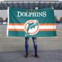 Miami Dolphins Throwback Retro Vintage Logo Flag