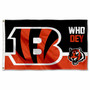 Cincinnati Bengals Who Dey 3x5 Banner Flag