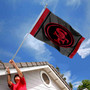 San Francisco 49ers Black Sideline 3x5 Banner Flag