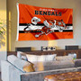 Cincinnati Bengals Throwback Retro Vintage Logo Flag