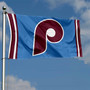 Philadelphia Phillies Retro Vintage Logo Flag