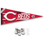 Cincinnati Reds Banner Pennant with Tack Wall Pads