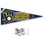 Milwaukee Brewers Banner Pennant with Tack Wall Pads