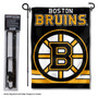 Boston Bruins Garden Flag and Flagpole Stand