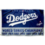 Los Angeles Dodgers 7 Time World Champions Grommet Flag