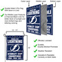 Tampa Bay Lightning 3 Time and 2021 Stanley Cup Champions Garden Flag