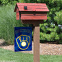 Brewers Retro Glove Logo Garden Flag