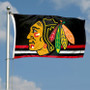 Chicago Blackhawks Black Flag