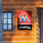 Miami Marlins Double Sided House Flag