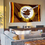 San Diego Padres Retro Vintage Throwback Logo 3x5 Large Banner Flag