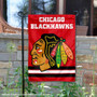 Chicago Blackhawks Red Garden Flag