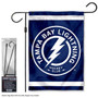 Tampa Bay Lightning Circle Logo Garden Banner and Flagpole Holder Kit