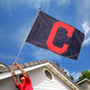 Cleveland Baseball Embroidered Nylon Flag