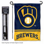 Milwaukee Brewers Glove Garden Flag and Stand