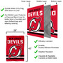 NHL New Jersey Devils Two Sided House Banner
