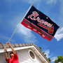 Atlanta Braves 4 Time Champions Banner Flag with Tack Wall Pads
