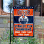 Edmonton Oilers 5 Time Stanley Cup Champions Garden Flag