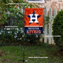 Houston Astros Logo Garden Flag and Stand Kit