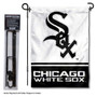 Chicago White Sox Logo Garden Flag and Stand Kit