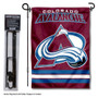 Colorado Avalanche Garden Flag and Flagpole Stand