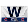 Chicago Cubs W Logo Flag