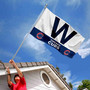 Chicago Cubs W Logo Flag