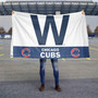 Chicago Cubs W Logo Flag