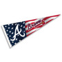 Atlanta Braves Nation USA Americana Stars and Stripes Pennant