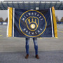 Milwaukee Brewers Circle Logo 3x5 Large Banner Flag