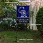 Colorado Rockies Logo Garden Flag and Stand